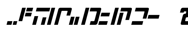 Modern Iaconic font preview